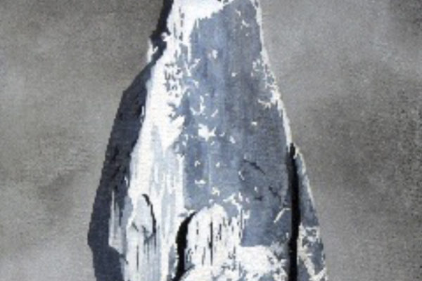 Cerro Torre, 29 x 24 cm., óleo, lápiz y pigmento